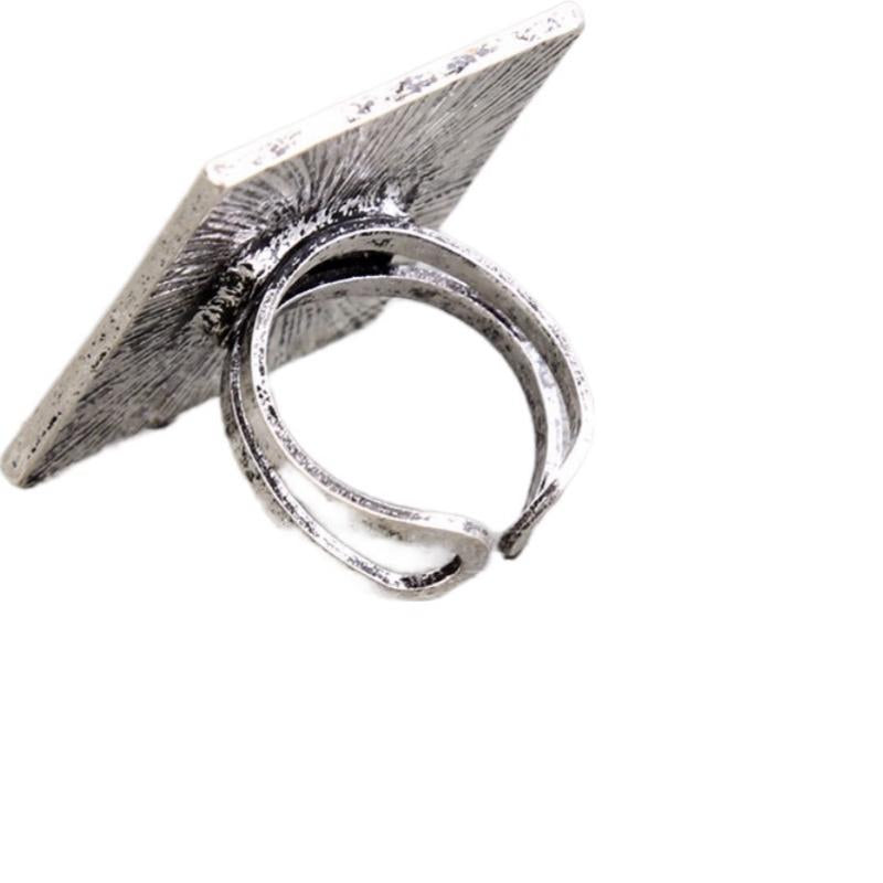 Western Steer Boot Stitch Cuff Ring
