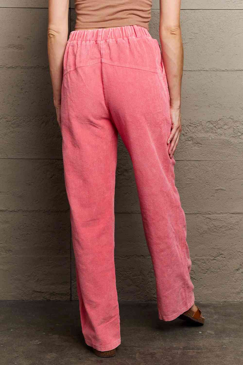 POL Leap Of Faith Corduroy Straight Fit Pants
