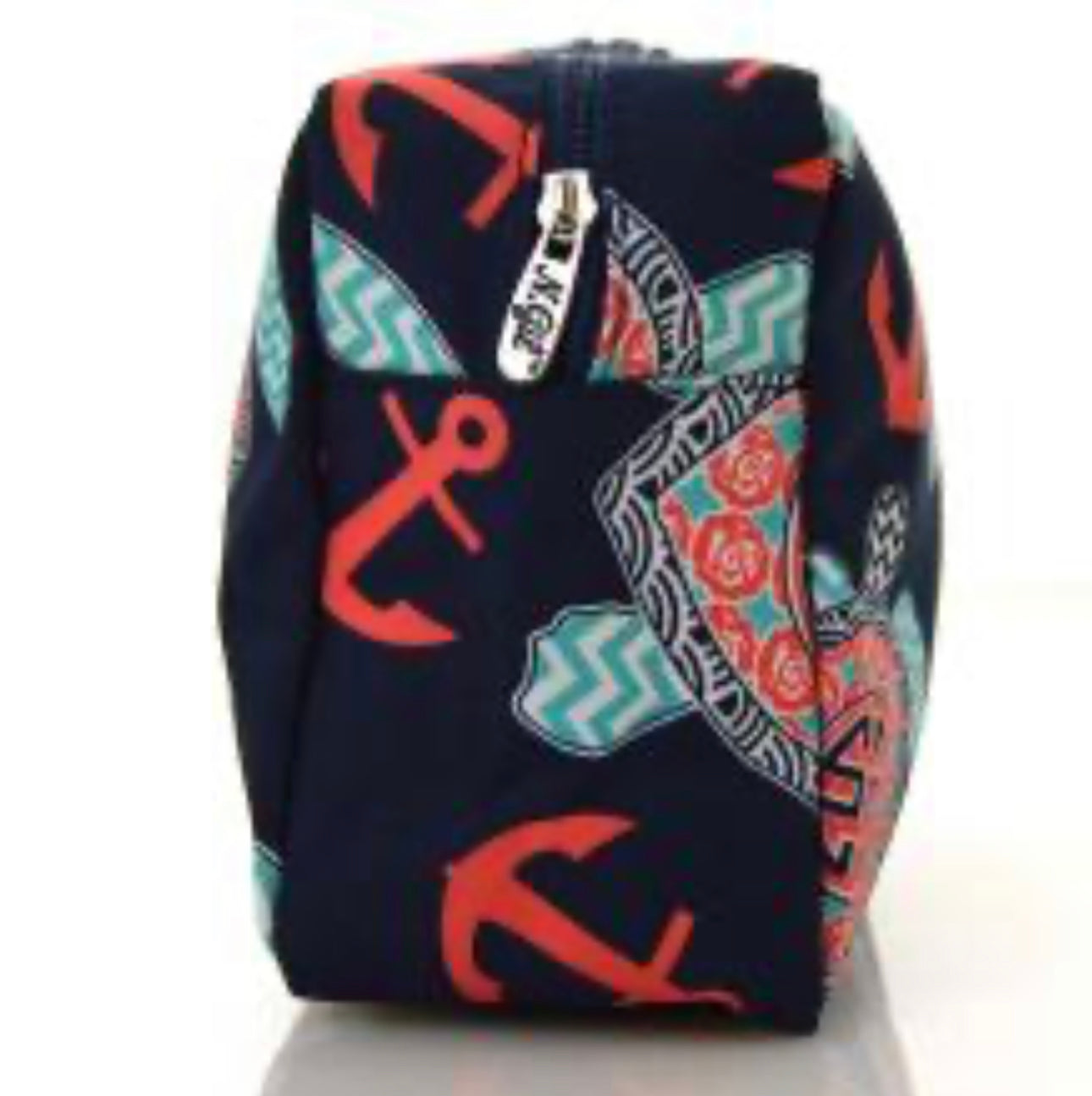 Turtle Print Cosmetic Bag