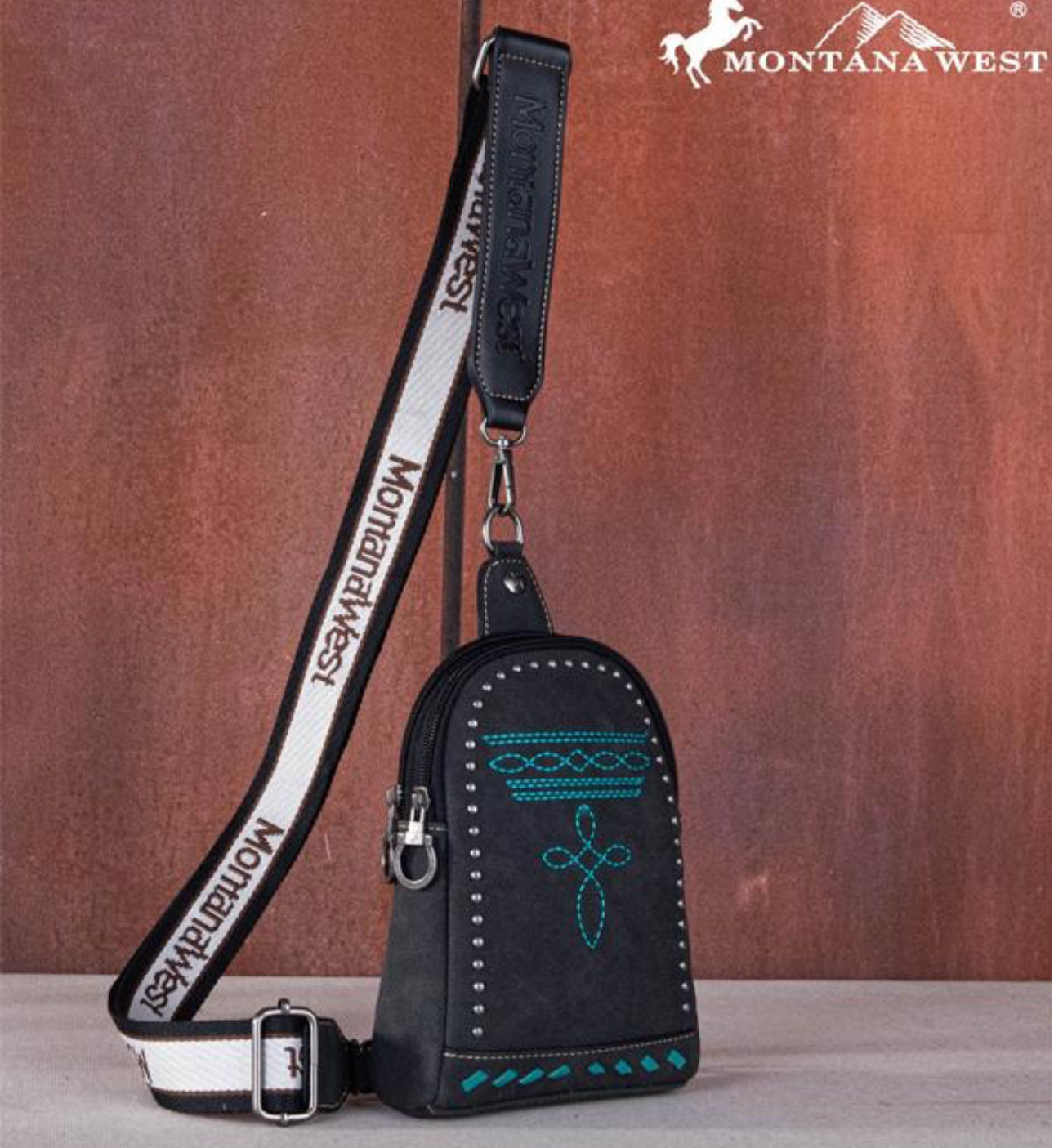 Montana West Stitched Sling Bag