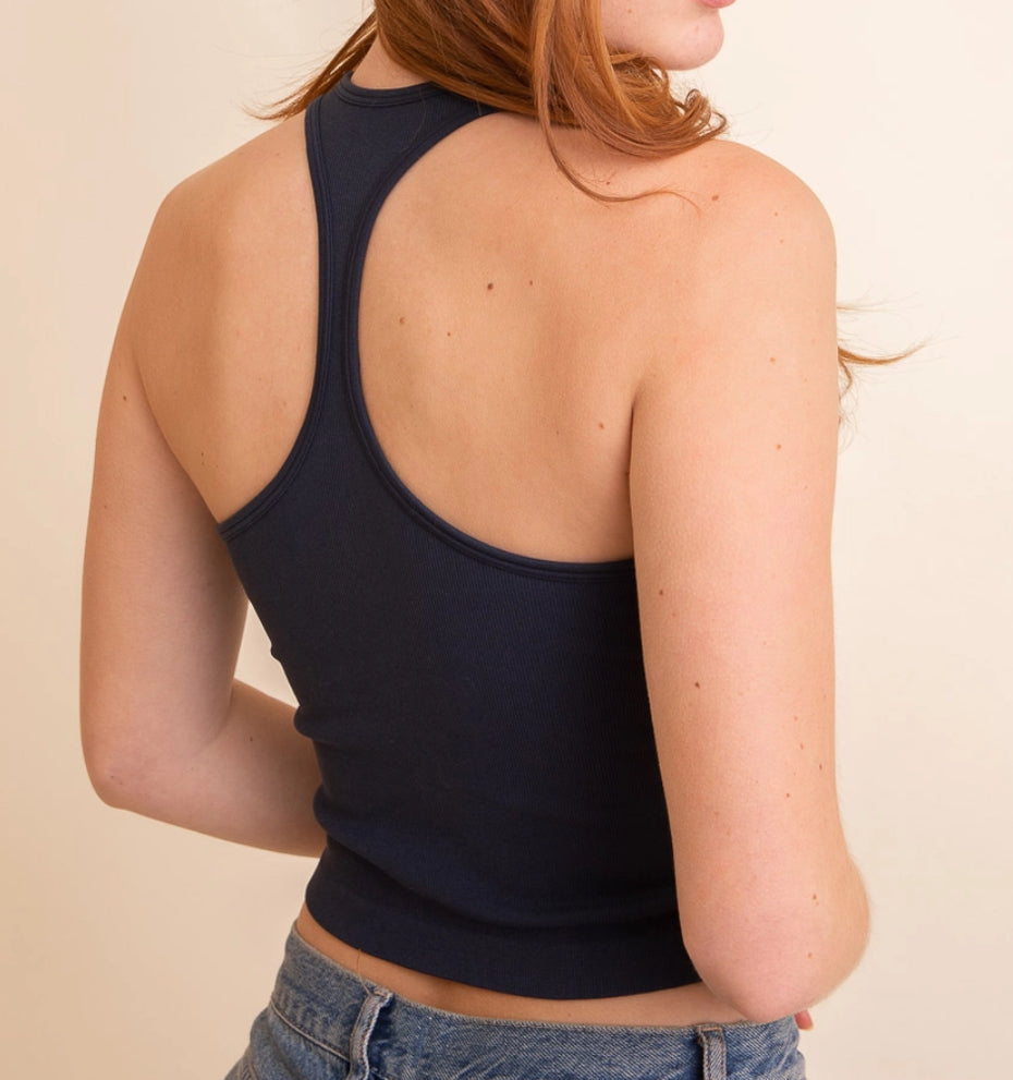 High Back Racerback Tank Top