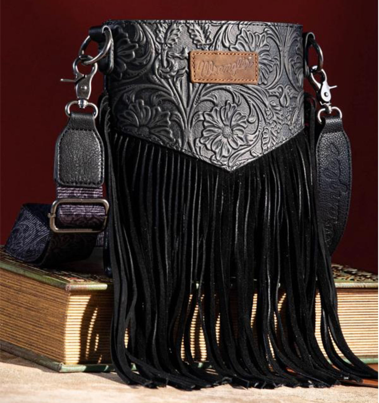 Wrangler Fringe Crossbody Bag