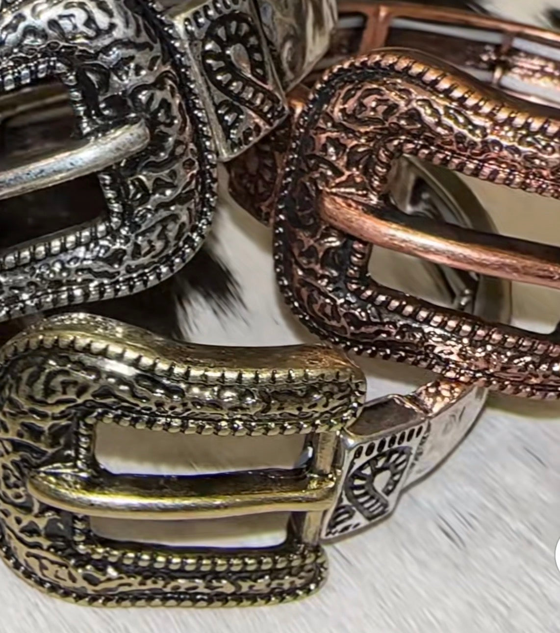 Western Belt, Buckle Stretch Bracelet