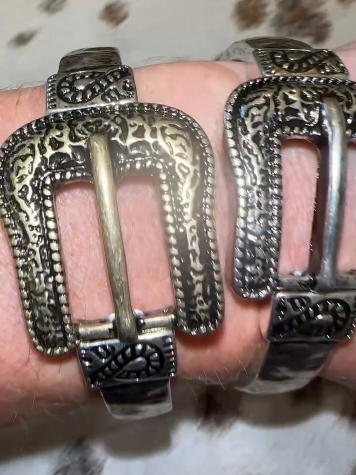 Western Belt, Buckle Stretch Bracelet