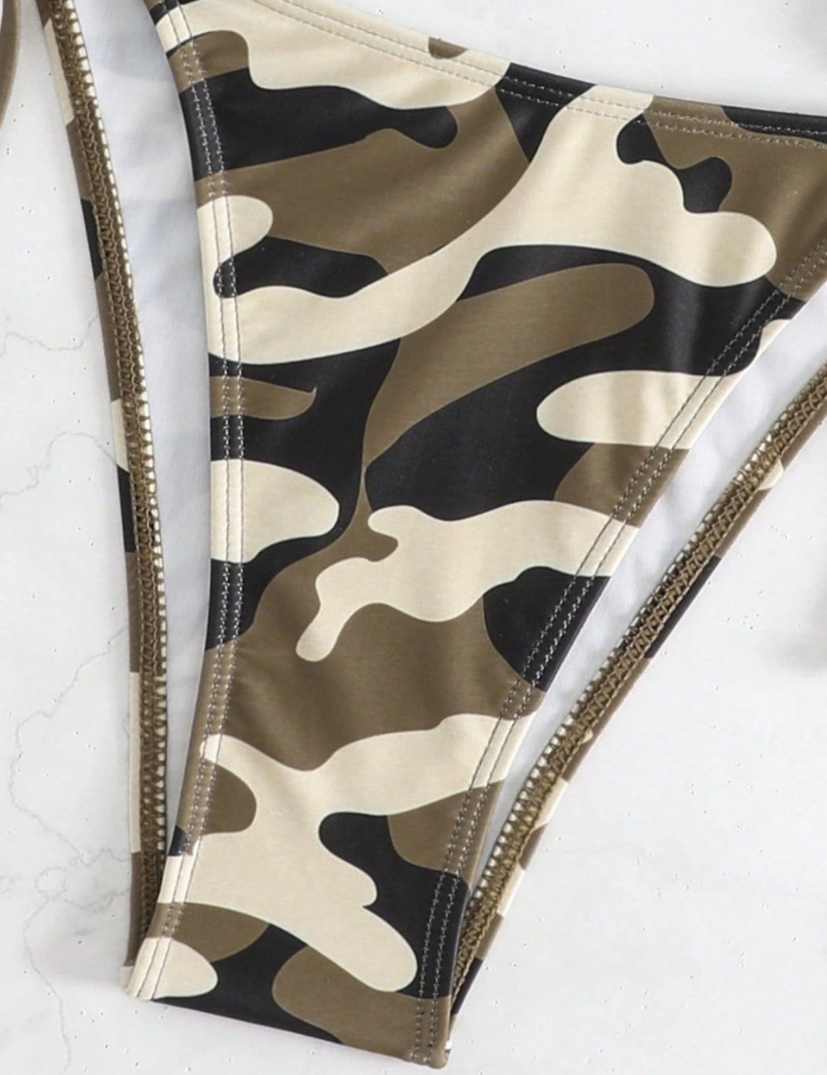 Camo High Waisted Bikini Available in Two Colors