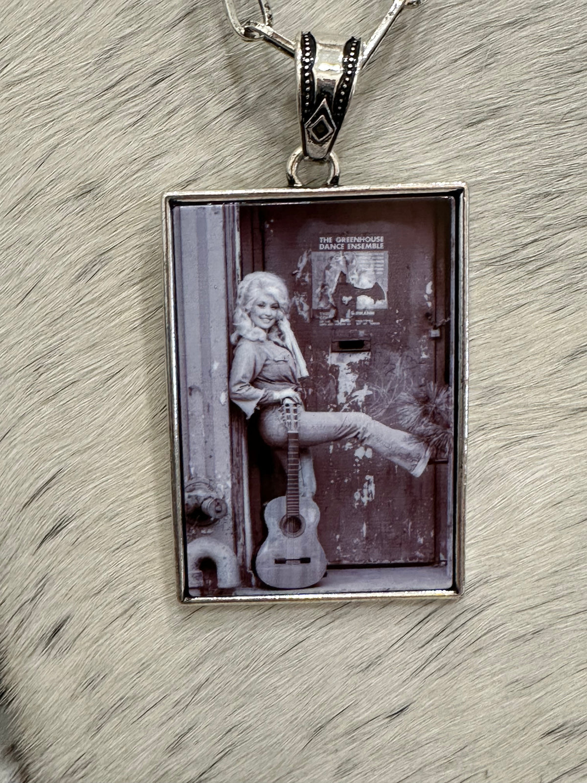 Western Dolly Portrait Statement Necklace