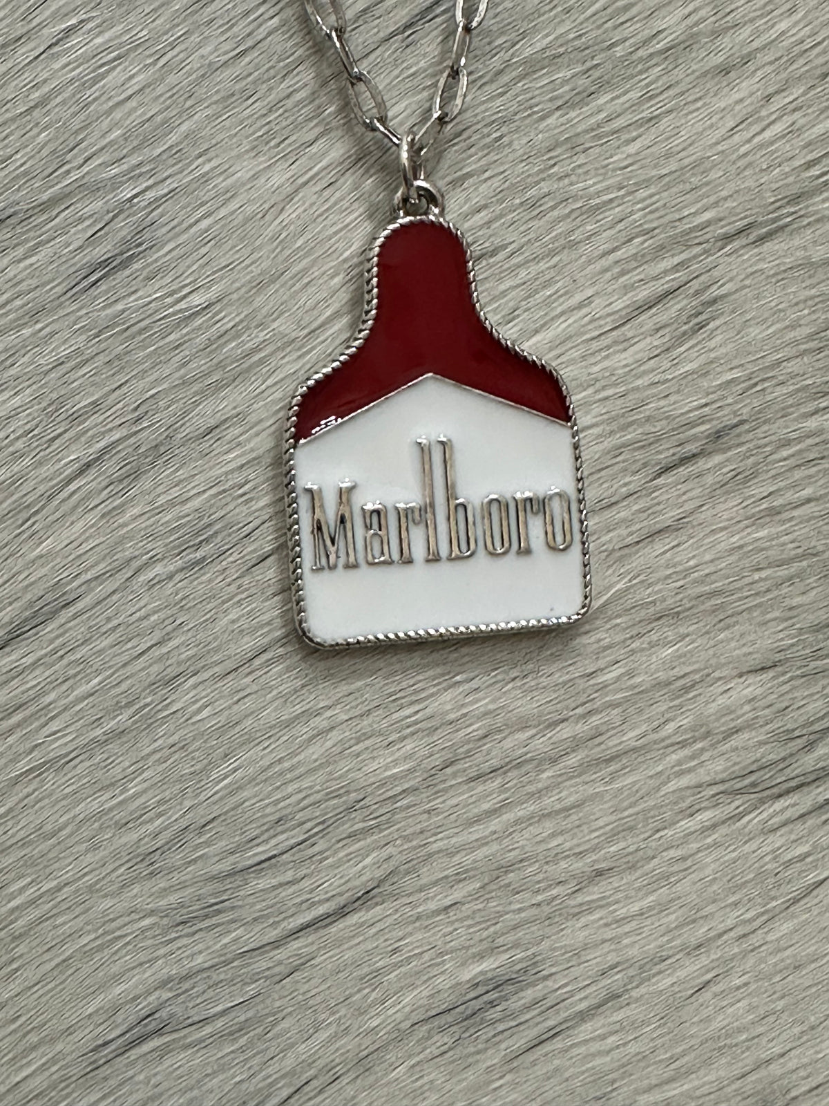 Western Ear Tag Necklace