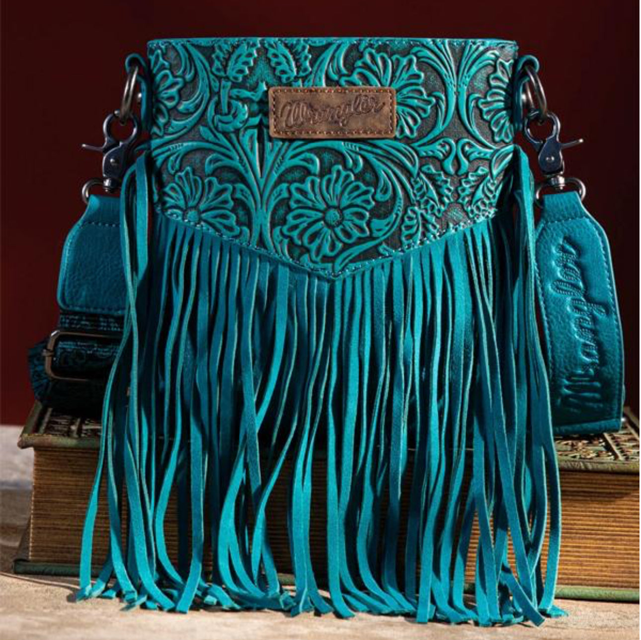 Wrangler Fringe Crossbody Bag