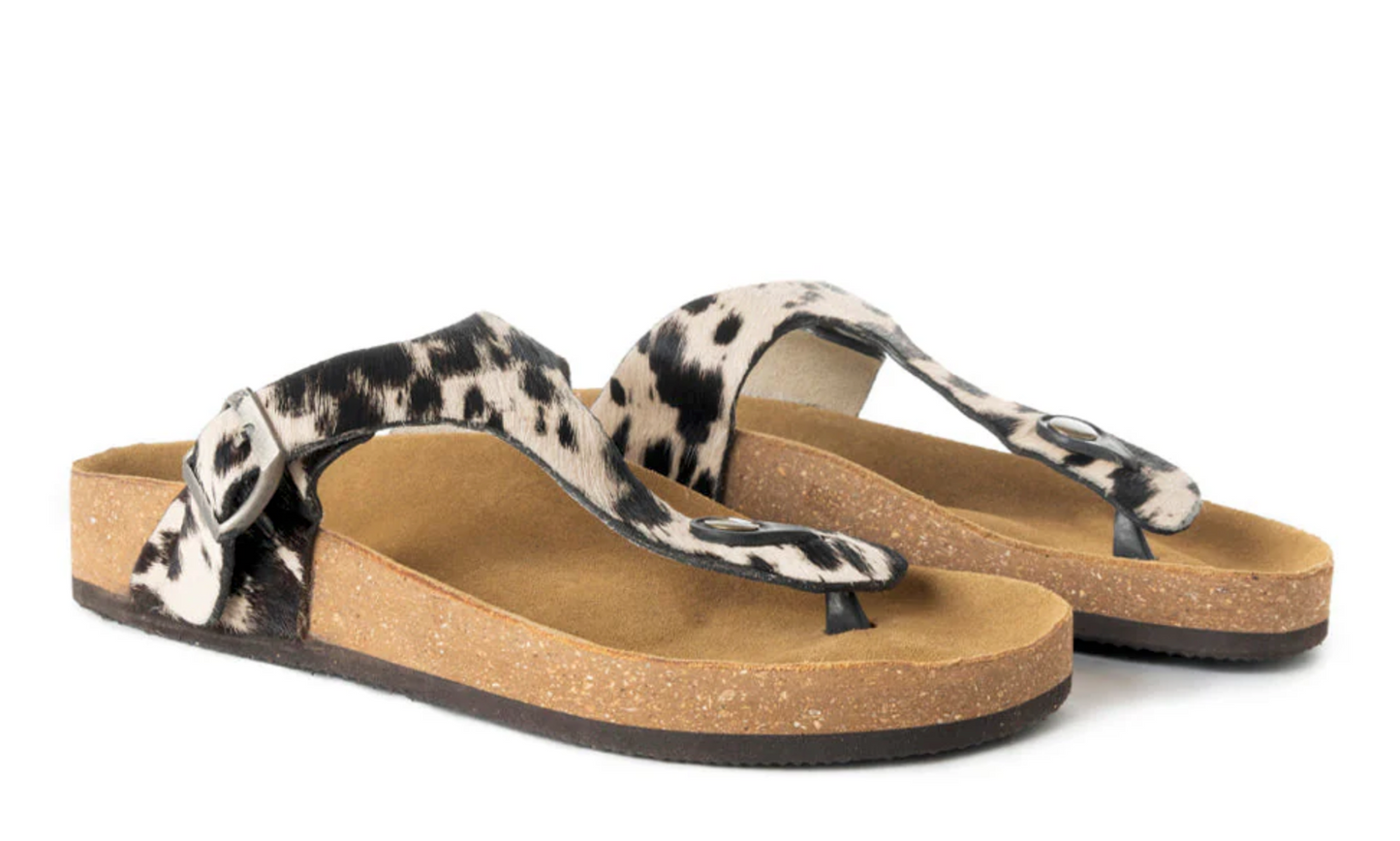 Chino Western Cow Hide Hand-Tooled Sandals