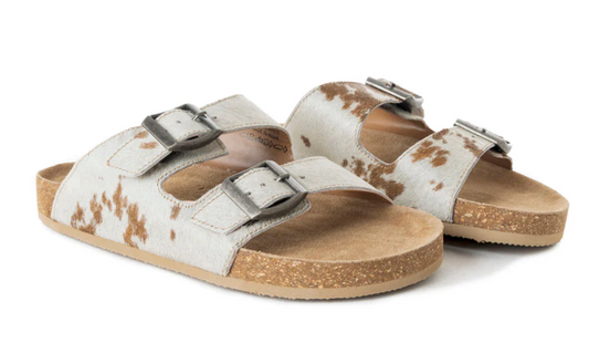 Restful Cowhide Sandals