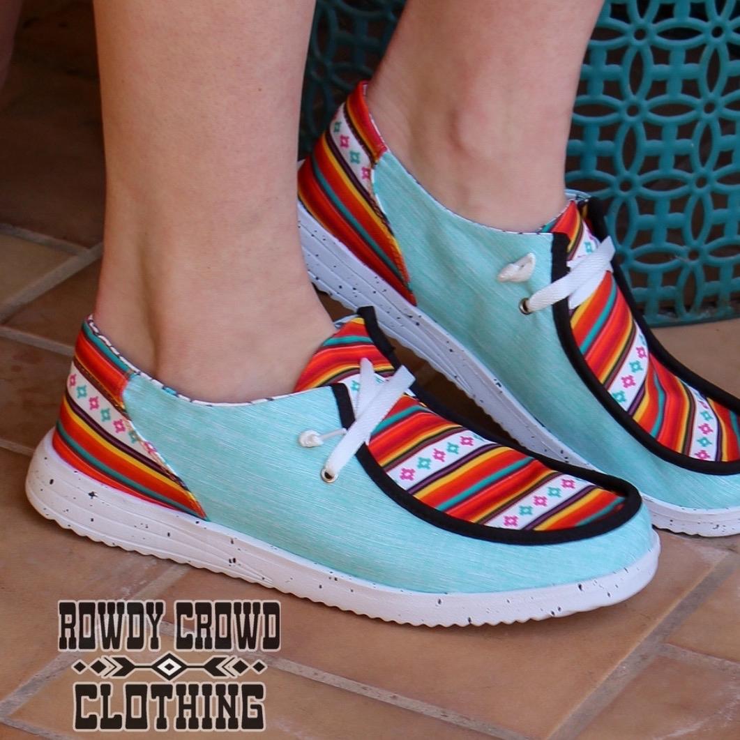 Sunset Serape Canvas Shoes