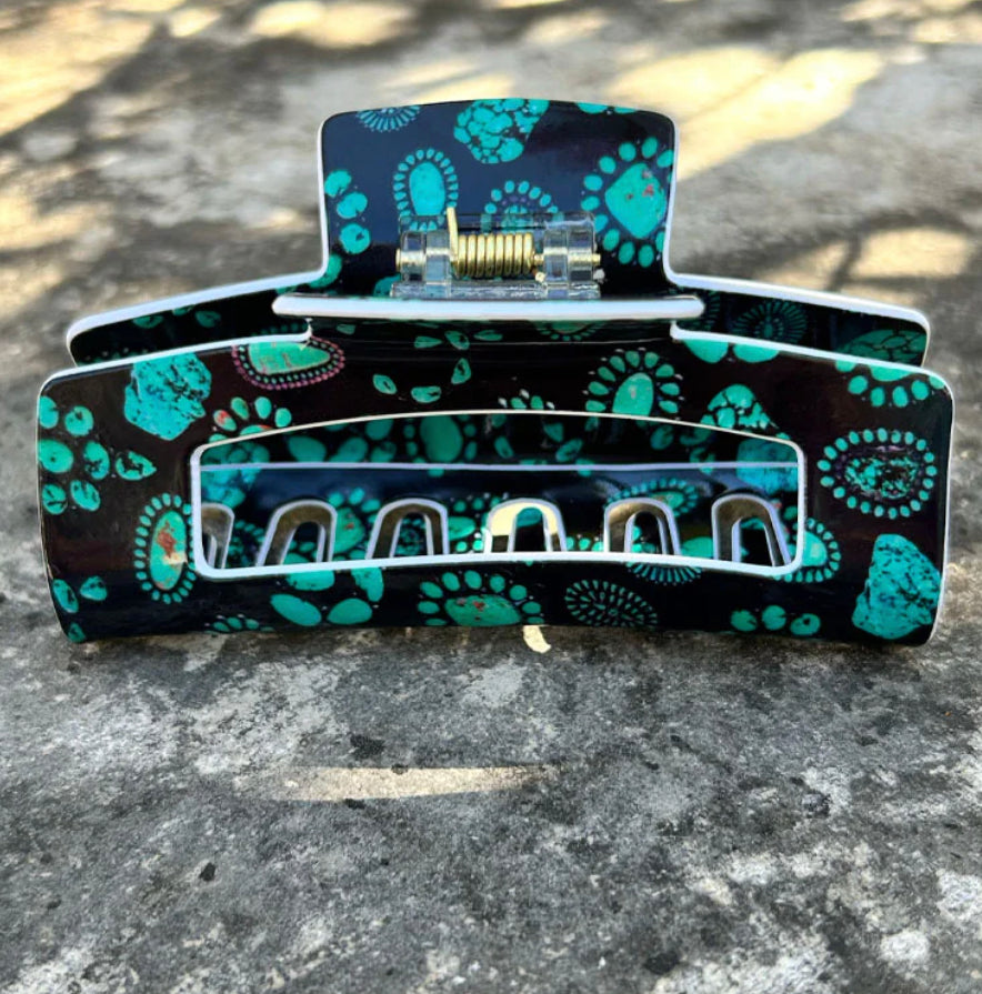 Turquoise Hair Clip