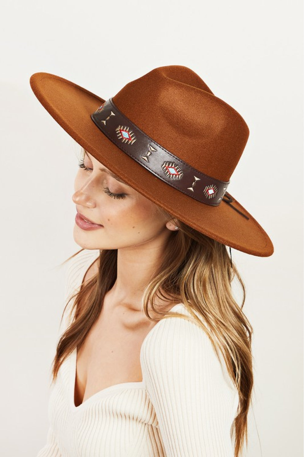 Fame Bohemian Dreams Belted Fedora