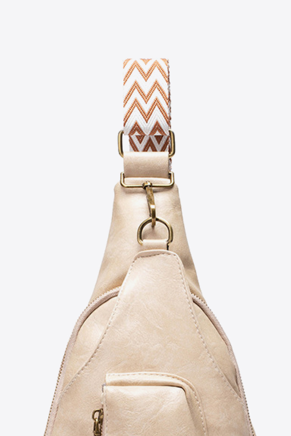 Faux Leather Sling Bag