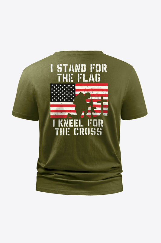 US Flag Graphic Short Sleeve Tee