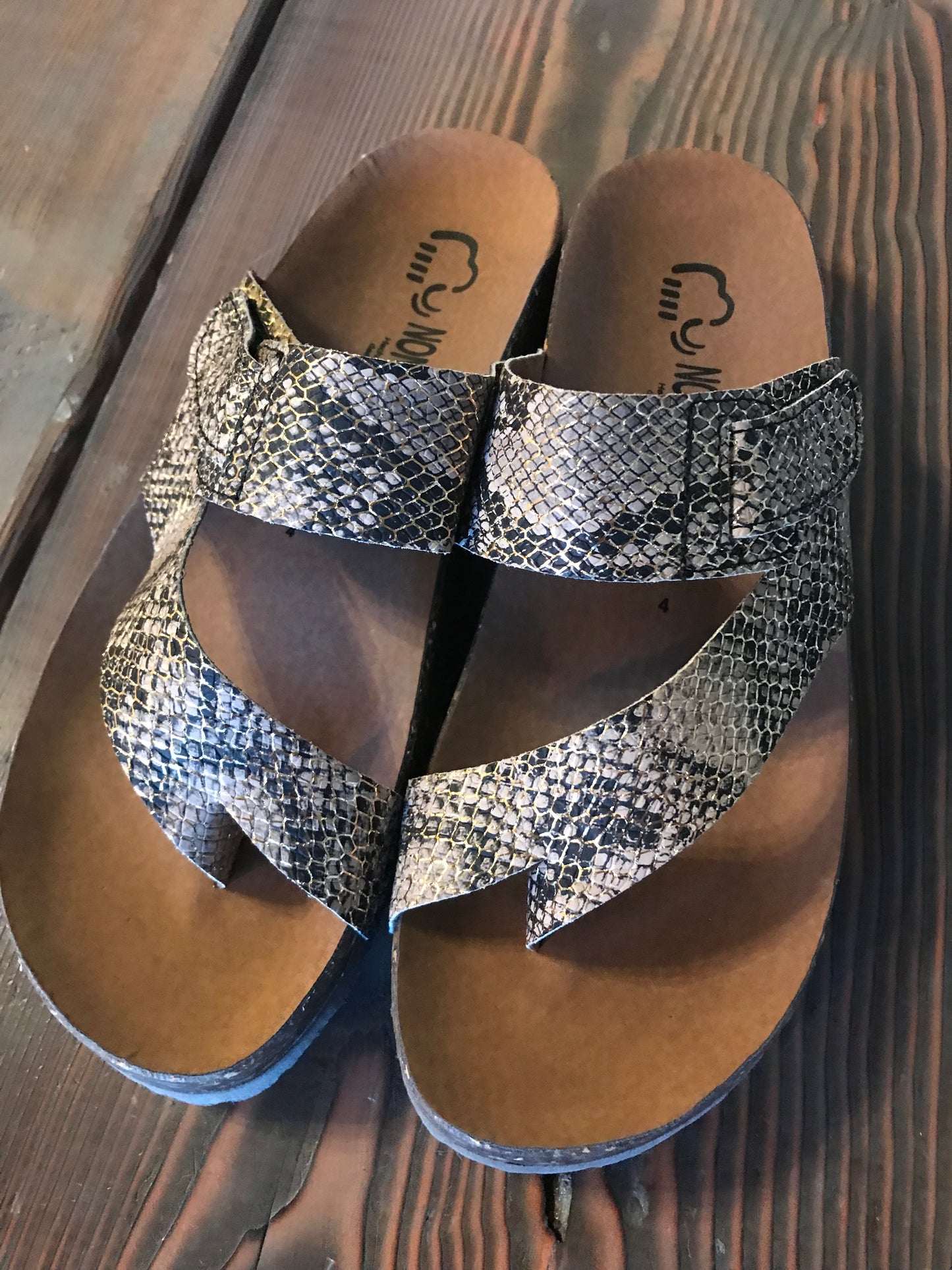 Snake Skin Sandals