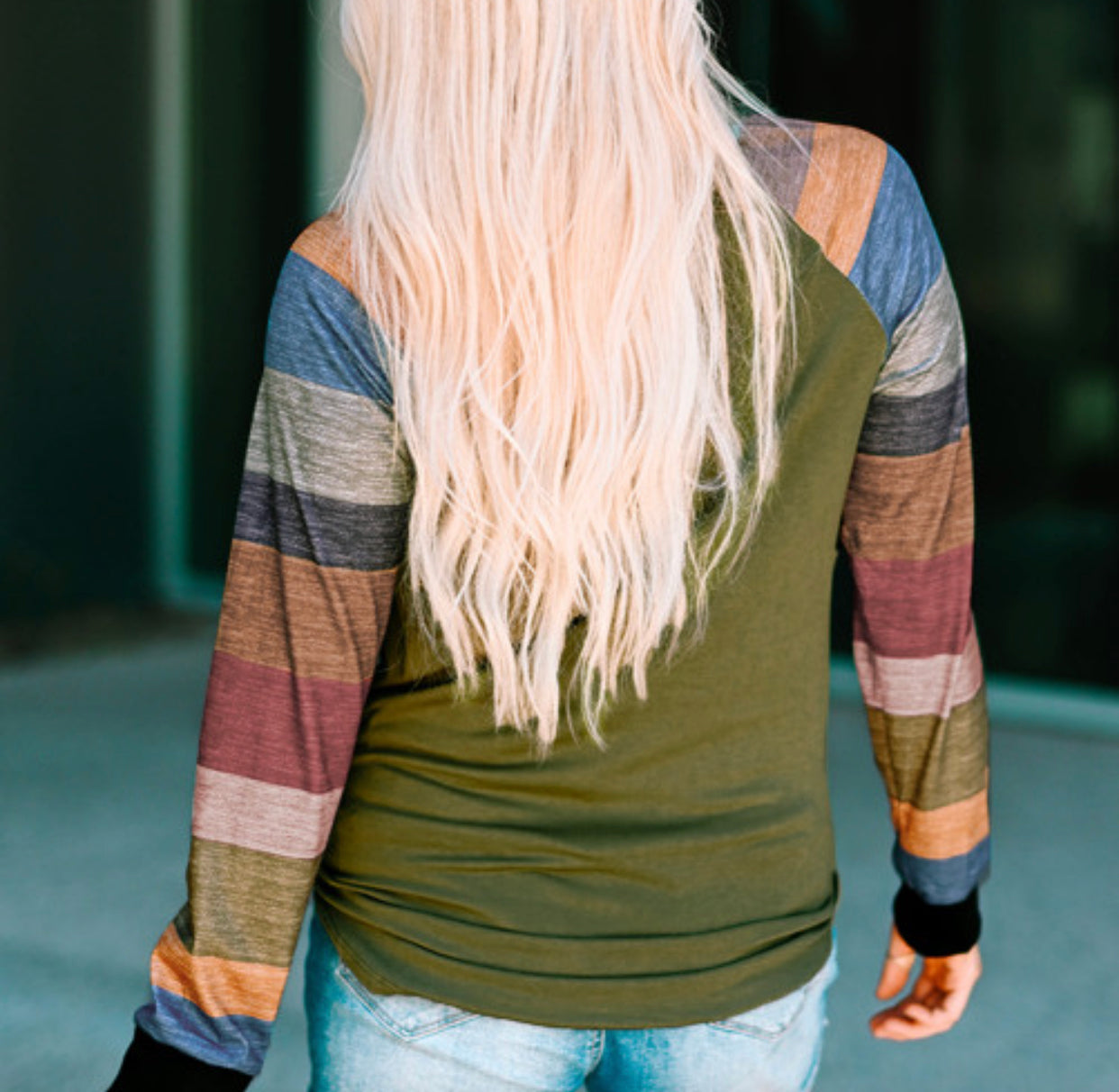 Striped Long Sleeve Top