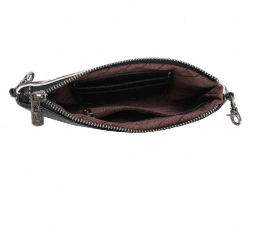 Cowhide Leather Crossbody Purse