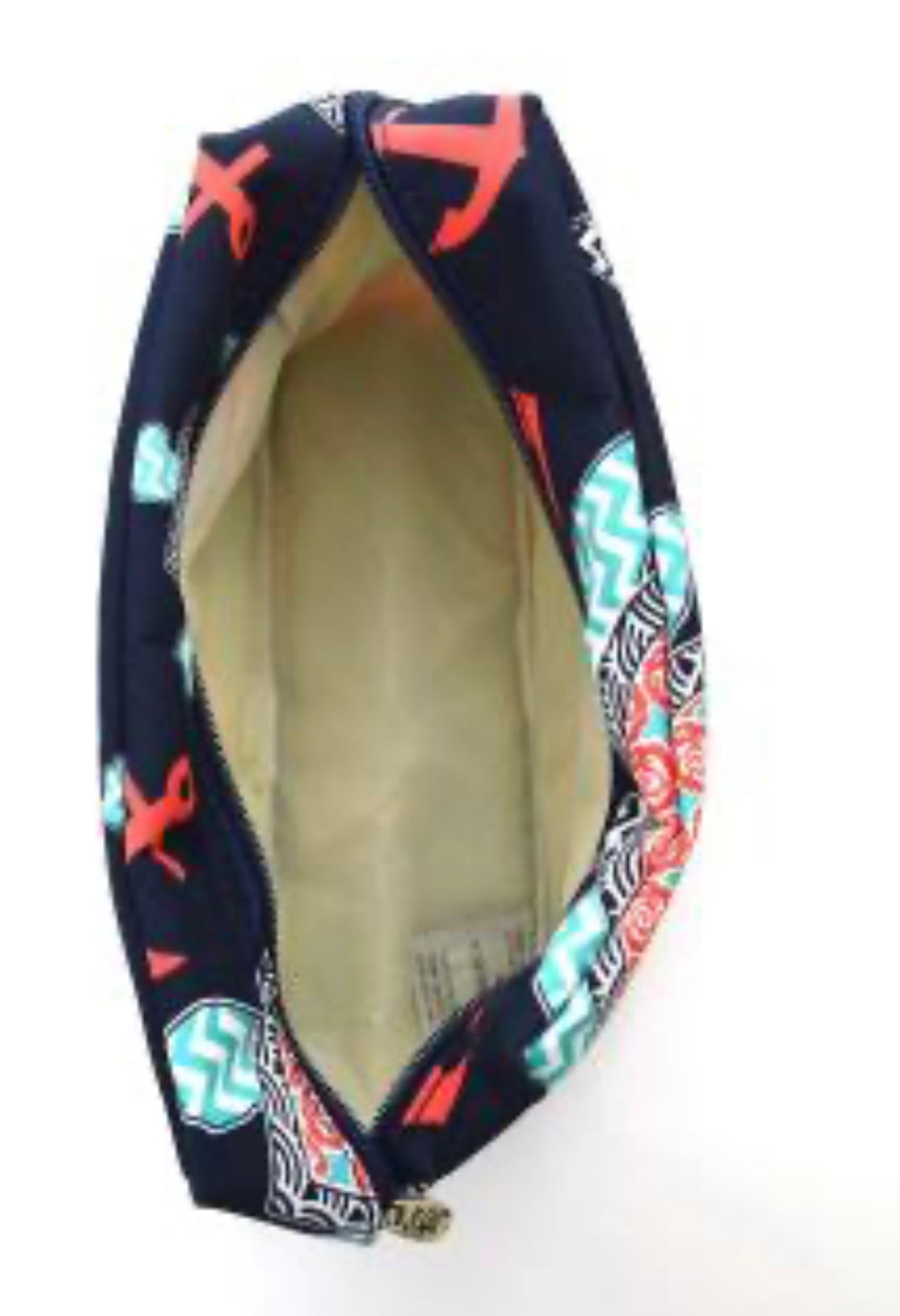 Turtle Print Cosmetic Bag