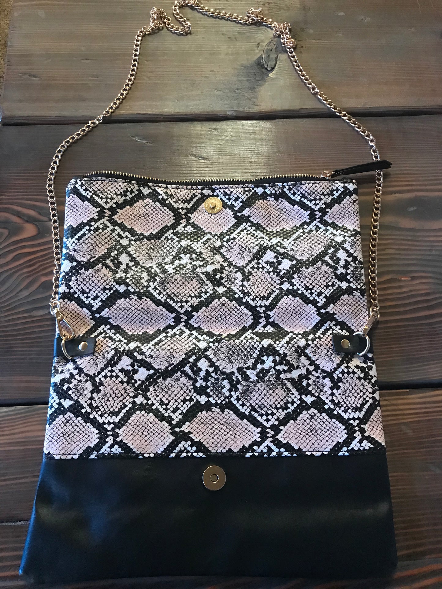 Snake Skin Hobo Purse