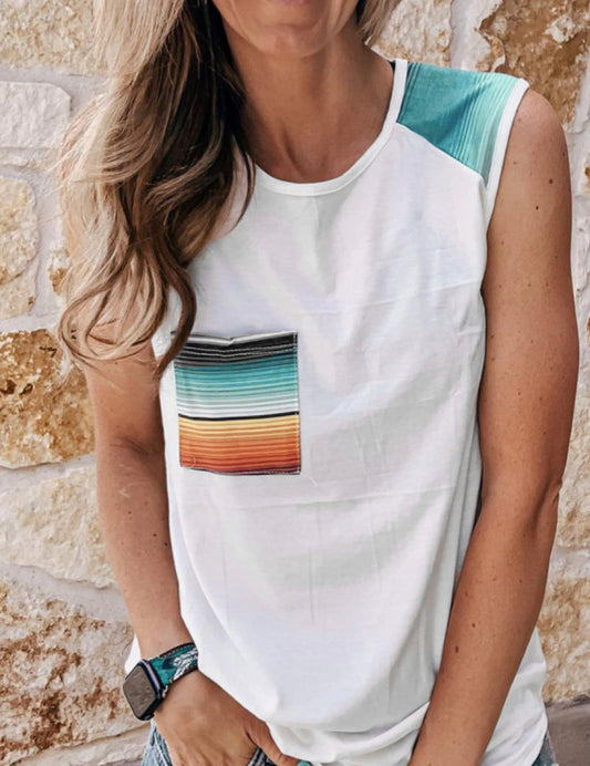 White Pocket Tank