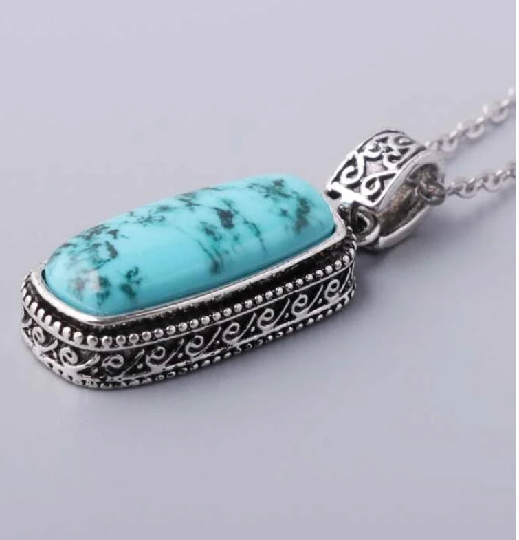 Turquoise Pendant Necklace