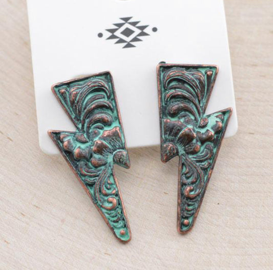 Patina Bot Earrings