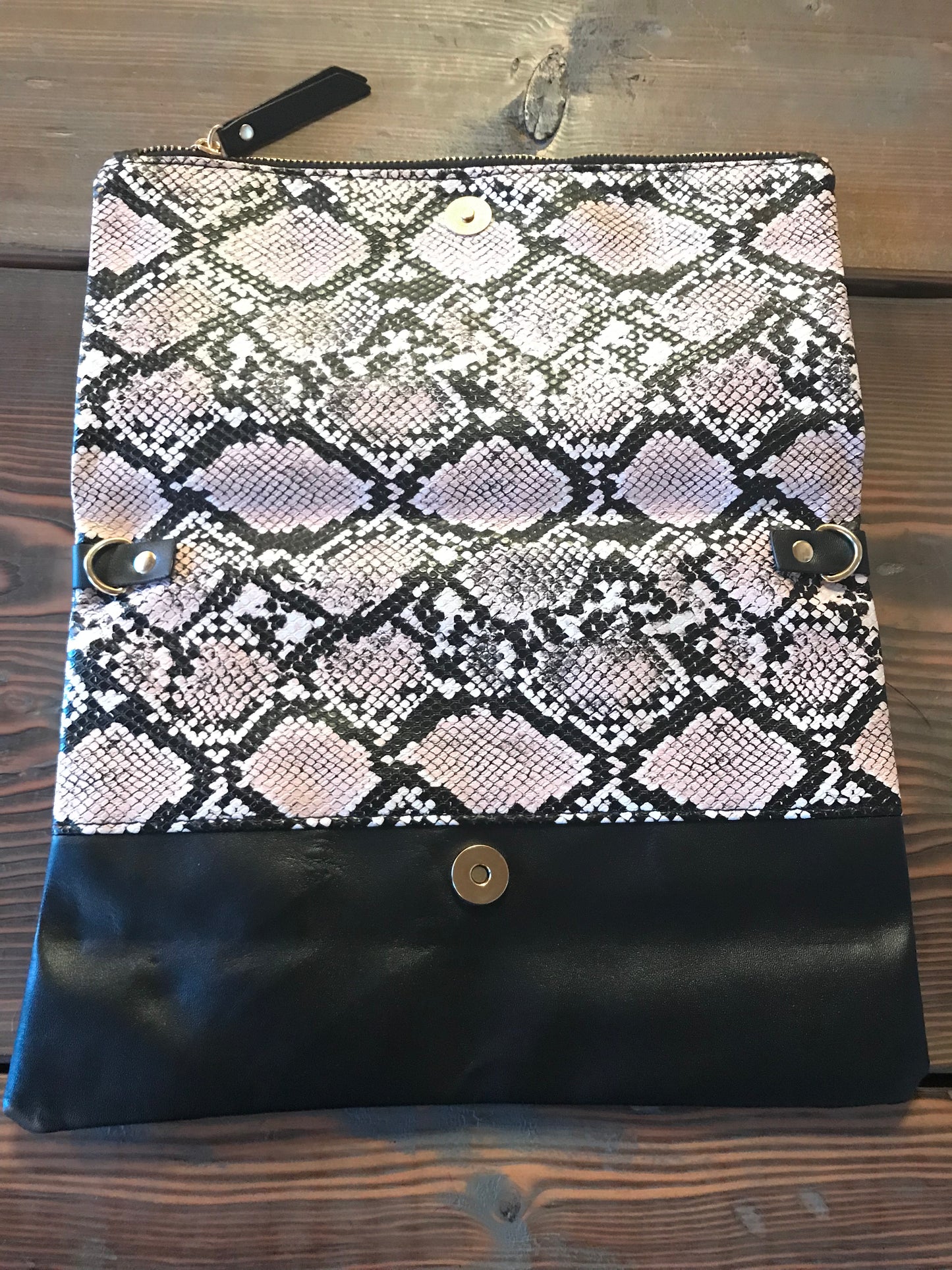 Snake Skin Hobo Purse