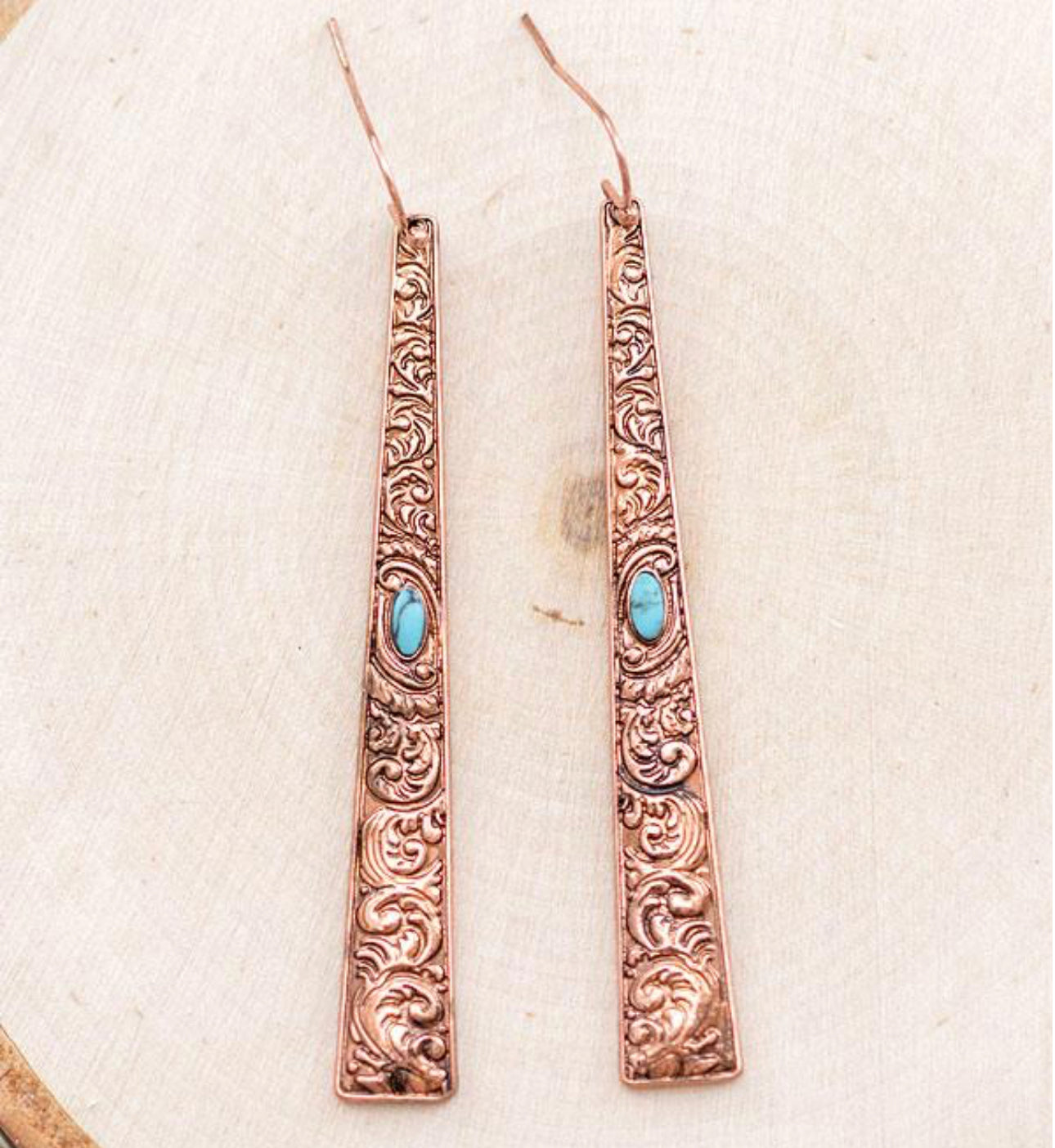 Western Scroll Style Earrings