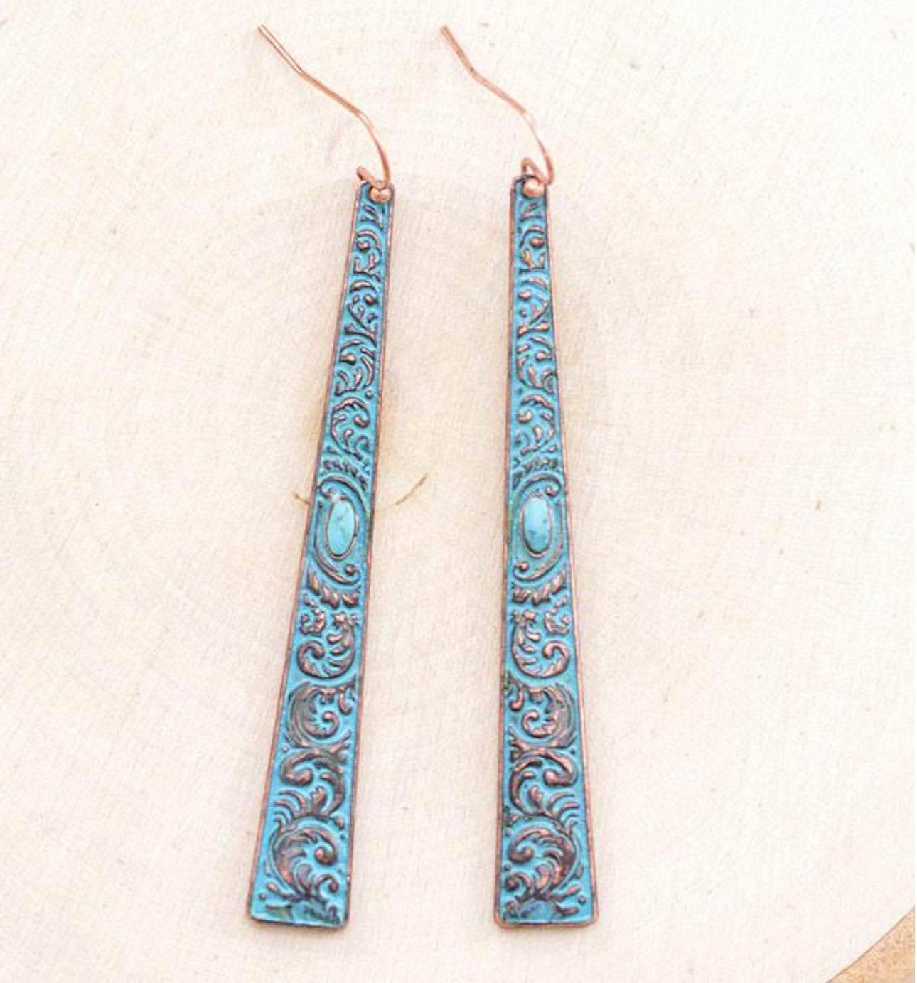 Western Scroll Style Earrings