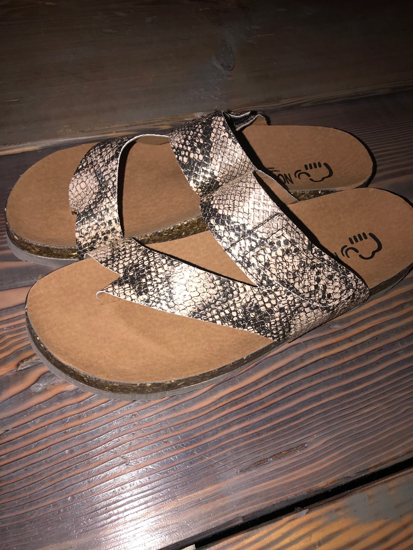 Snake Skin Sandals
