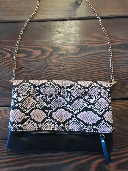Snake Skin Hobo Purse
