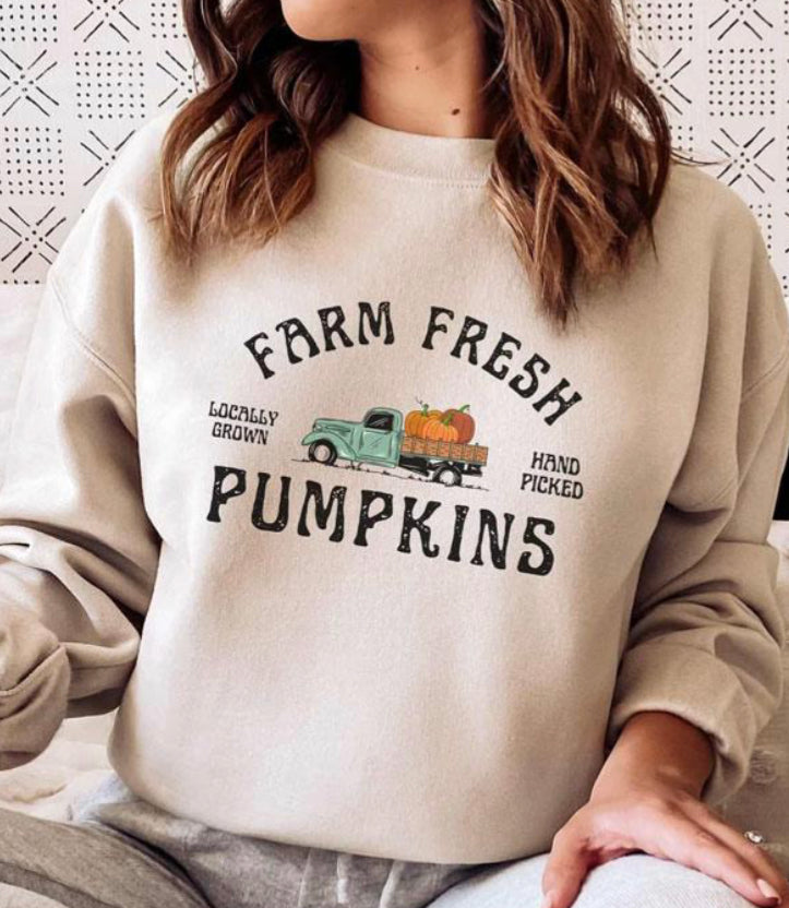 Farm Fresh Pumpkins Sweatshirt