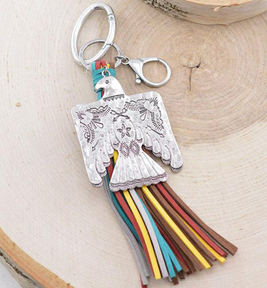 Thunderbird Tassel Keychain