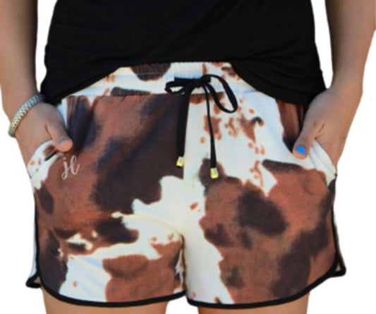 Cow Print Shorts