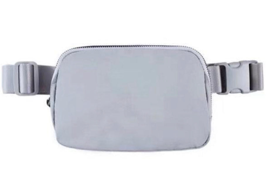 Gray Waterproof Belt Bag