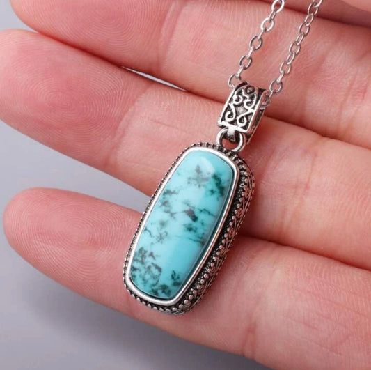 Turquoise Pendant Necklace