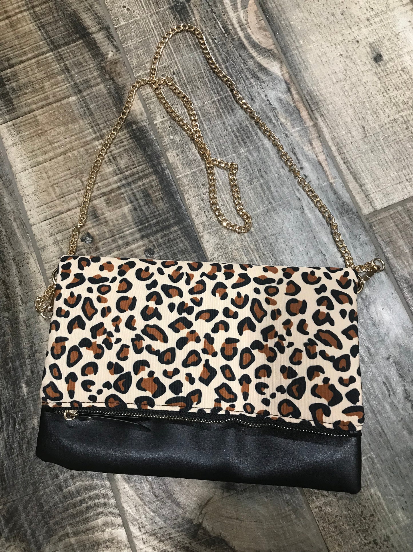 Animal Print Hobo Purse