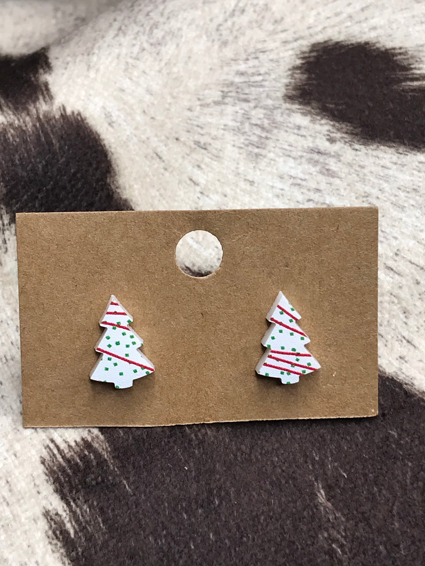 Christmas Tree Stud Earrings