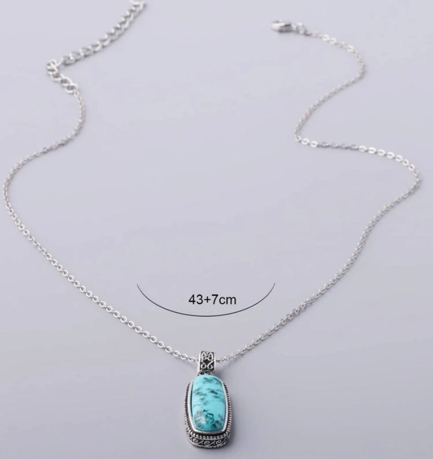 Turquoise Pendant Necklace