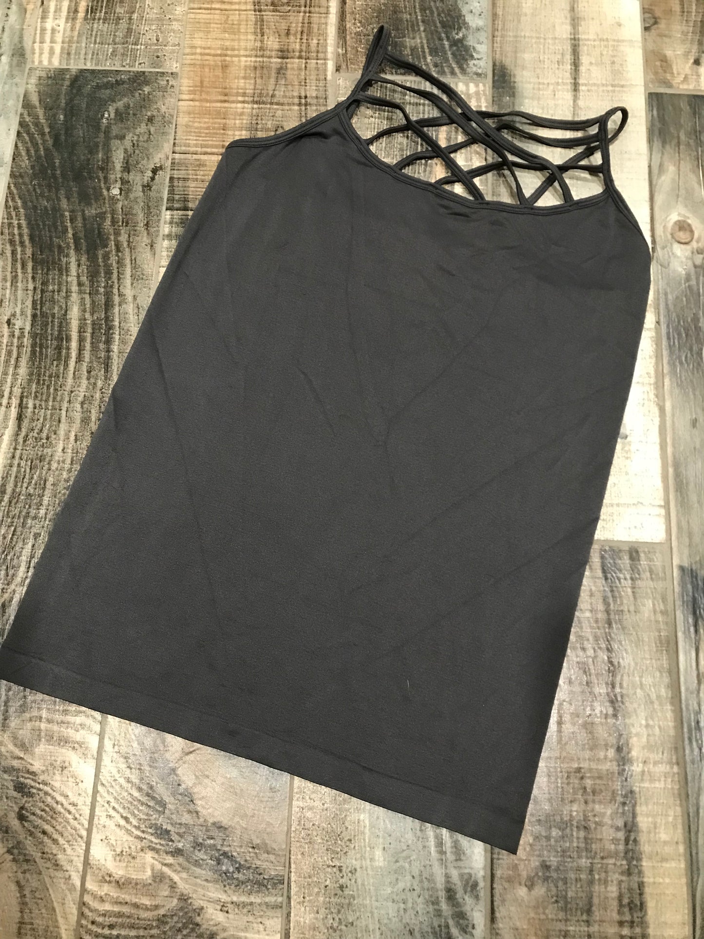 Zenana Flawless Criss Cross Cami